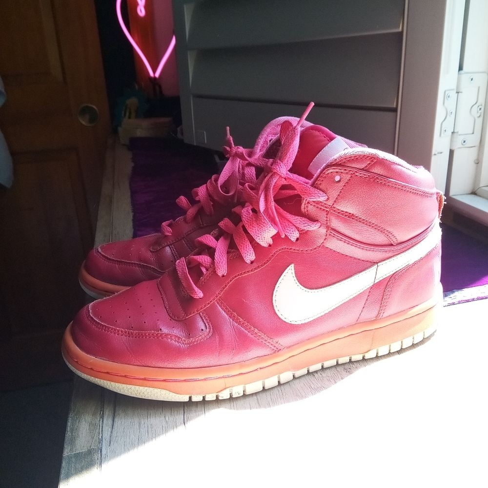Red Nike High Tops